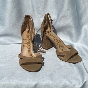Sam Edelman Tan Block Heel Sandals